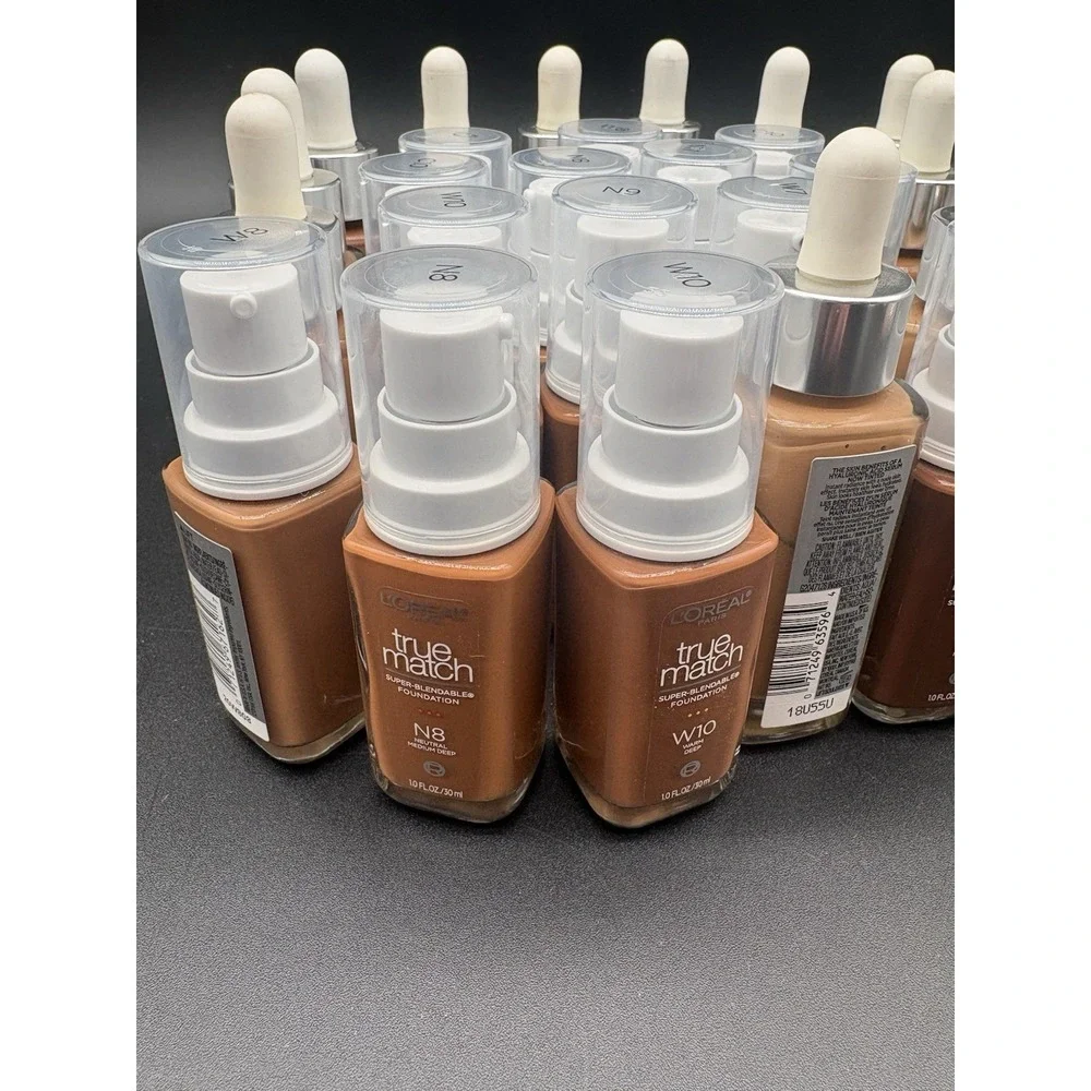 L'Oreal True Match Nude Serum Lot 25+ Super Blendable Foundation Mixed‎ Shades